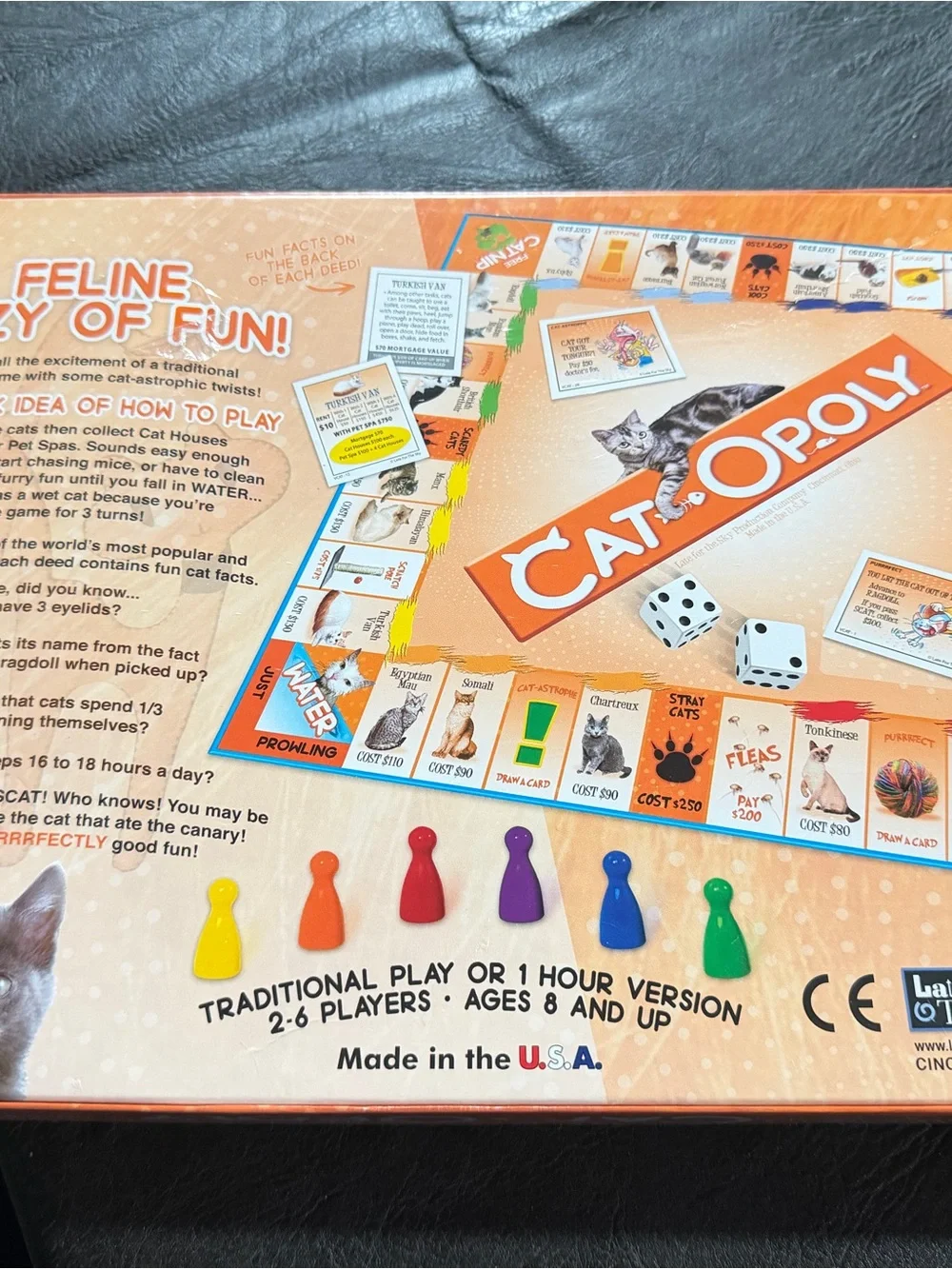 Cat-Opoly Board Game - fun for your favorite cat lover